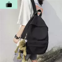 书包女泫雅风韩版高中生纯色百搭校园双肩包女大学生休闲旅行背包NEW LAKE