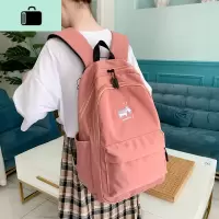 书包女韩版高中森系日系原宿ulzzang双肩包中学生背包初中生简约NEW LAKE