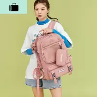 书包女中学生校园初中生大学生韩版高中双肩旅行背包大容量电脑包NEW LAKE女手包