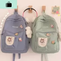书包女韩版高中学生日系原宿小清新可爱少女背包初中生森系双肩包NEW LAKE