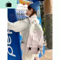 书包女韩版高中大学生初中生大容量双肩包 时尚百搭ins风少女背包NEW LAKE