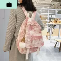 初中生复古书包韩版原宿ulzzang简约ins 高中学生超火双肩背包女NEW LAKE女手包