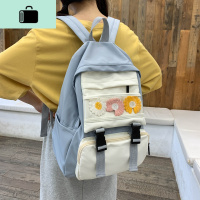书包女韩版原宿ulzzang高中学生百搭校园ins双肩包初中小清新背包NEW LAKE