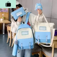 书包女韩版高中学生森系双肩包女古着感大学初中生ins风日系背包NEW LAKE