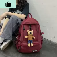 书包韩版原宿ulzzang背包女初中生高中学生ins风百搭情侣双肩包男NEW LAKE