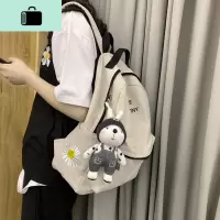 书包女韩版高中原宿ulzzang 大学生背包森系初中生百搭情侣双肩包NEW LAKE