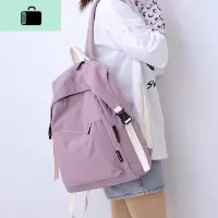 牛津布双肩包大容量大学生书包女韩版高中原宿ulzzang百搭初中生NEW LAKE