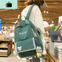 初中生书包女韩版高中学生小清新可爱ins风少女百搭大学生双肩包NEW LAKE