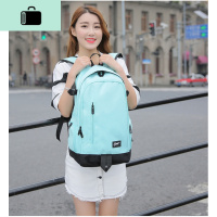 男士多功能双肩包大容量旅行包男女初中高中学生书包潮流时尚背包NEW LAKE 浅蓝色高48*宽33*厚15cm