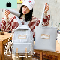 大容量防水书包女初中生ins韩版高中小学生校园简约小清新双肩包NEW LAKE