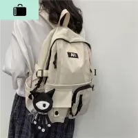 2020ins大容量高中学生书包女韩版高中原宿ulzzang双肩包百搭校园NEW LAKE