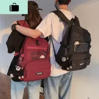 书包韩版原宿ulzzang男时尚潮流高中双肩包女中学生背包ins初中生NEW LAKE