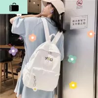 书包女ins风 韩版大学生背包高中森系古着感少女初中生软妹双肩包NEW LAKE