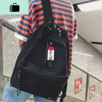 2020新款韩版高中学生书包男休闲尼龙布双肩包女轻便运动时尚背包NEW LAKE