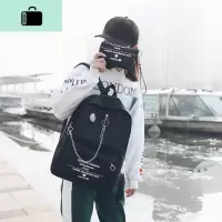 书包男女韩版原宿ulzzang高中学生街拍ins超火双肩包chic校园背包NEW LAKE