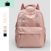 双肩包女百搭大容量帆布旅行背包简约大学生韩版初中高中学生书包NEW LAKE