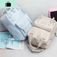 ins双肩包韩版时尚初中生高中小学生书包女原宿ulzzanins风大容量NEW LAKE