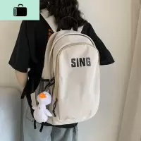 书包女韩版高中学生 百搭初中生ins潮酷原宿风背包男双肩包潮牌NEW LAKE