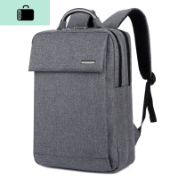 简约商务双肩包女大学生高中初中学生书包男士大容量旅行电脑背包NEW LAKE