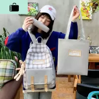 书包女韩版ins初中生校园高中学生大学生双肩包女大容量百搭背包NEW LAKE