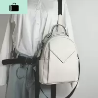ins风小双肩包女2020新款校园百搭学生小书包韩版高中背包旅行包NEW LAKE