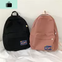 书包女韩版高中学生百搭文艺大学生校园帆布双肩包古着感背包insNEW LAKE