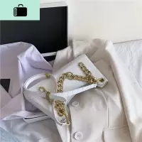 中古法棍包女包2020流行新款潮百搭ins单肩腋下包洋气时尚手提包NEW LAKE女士单肩包