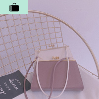 夏季复古皮质小方包珍珠夹子单肩斜挎女包简约风手提包温柔腋下包NEW LAKE女士单肩包