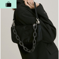 小众设计法棍包2020年夏季新款亚克力链条尼龙布单肩斜跨腋下包潮NEW LAKE女士单肩包