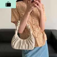 包包女2020新款腋下包褶皱云朵包法棍包单肩斜挎包小众质感手提包NEW LAKE女士单肩包