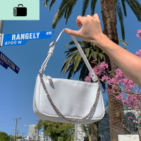 小白包包2020新款潮牌复古时尚单肩包肯豆同款腋下包链条法棍包NEW LAKE女士单肩包