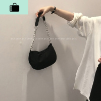 韩版ins风美式复古休闲腋下包链条包多背法斜跨包小包包女学生潮NEW LAKE女士单肩包