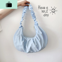 高级感包包女2020新款网红单肩大包百搭ins大容量腋下包褶皱包NEW LAKE女士单肩包