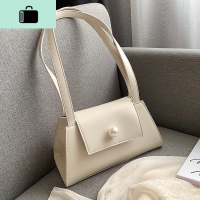 高级感腋下包包2020新款潮女包简约洋气单肩包时尚百搭中古法棍包NEW LAKE女士单肩包