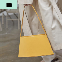 2020春夏潮牌新款个性设计手提腋下包包女简约几何梯形立体单肩包NEW LAKE女士单肩包