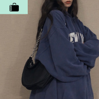 极简冷淡复古风2020初春新款新月牙百搭黑色链条腋下法棍单肩包女NEW LAKE女士单肩包