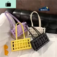 编织小包包洋气女包2020夏天流行新款潮时尚手提网红单肩腋下包NEW LAKE女士单肩包