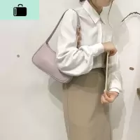 高级感小众包包女2020新款潮网红亚克力链条紫色腋下包手提单肩包NEW LAKE女士单肩包