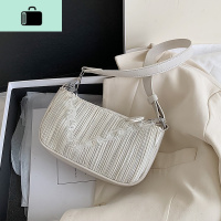 今年流行的小包包女包2020夏季新款潮时尚百搭手提单肩褶皱腋下包NEW LAKE女士单肩包