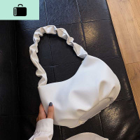 夏天流行褶皱云朵手提女包腋下包单肩韩版斜跨包女2020新款包包女NEW LAKE女士单肩包