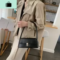 复古小众包包女2020流行新款潮韩版ins百搭单肩时尚手提包腋下包NEW LAKE女士单肩包