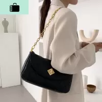 高级感链条新款小包包女2020时尚洋气菱格锁扣腋肩斜挎包NEW LAKE女士单肩包