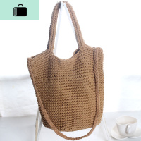 2020新款夏季女包日韩编包海边度假棉线编织包单肩斜挎包小清新NEW LAKE女士单肩包