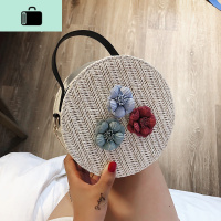 女包洋气小包包2020新款潮流时尚百搭单肩斜挎包编织休闲小圆包NEW LAKE女士单肩包