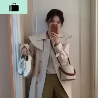 包包女2020新款编水桶包海边沙滩编织韩版单肩斜挎包手提女包潮NEW LAKE 米白色女士单肩包