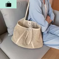 包包2020新款潮编织女包流行百搭ins腋肩包大容量编托特包NEW LAKE女士单肩包