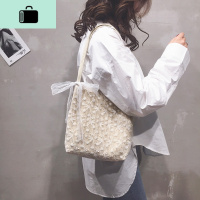 编包包女包新款2020大容量编织托特包夏天度假沙滩单肩手提包NEW LAKE女士单肩包