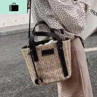 上新春夏包包女包新款2020斜挎包百搭ins手提单肩包编织包小包NEW LAKE 黑色女士单肩包
