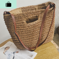 夏季新款编包编织女包单肩斜挎包女手提包休闲度假沙滩小包包夏NEW LAKE女士单肩包