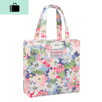 韩国小清新碎花复古印花防水帆布单肩手提小包女手拎购物袋大容量NEW LAKE女手包